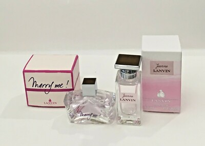 Lanvin Jeanne 4.5 ml & Lanvin Merry Me 4.5 ml Mini Size Splash NIB