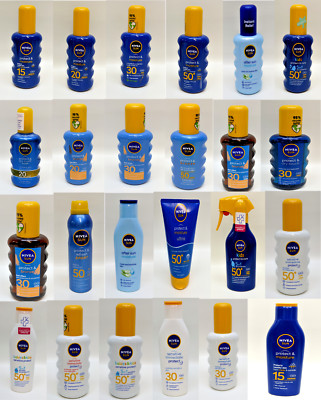 NIVEA SUN Creme Sonnenspray Lotion Schutz & Bronze ZAHLEN SIE EIN PORTO MACHEN SIE IHR SET