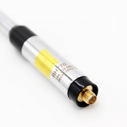 RH770 Telescopic Antenna 36.6inSMA Female Male BNC Dual Band Gain for HAM Radio - Zdjęcie 3 z 12