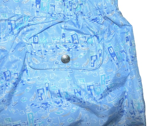 Nuevo sin etiquetas Bañador Para Hombre M 38 COLECCIÓN PETER MILLAR Mar Mediterráneo en Azul - Imagen 7 de 10
