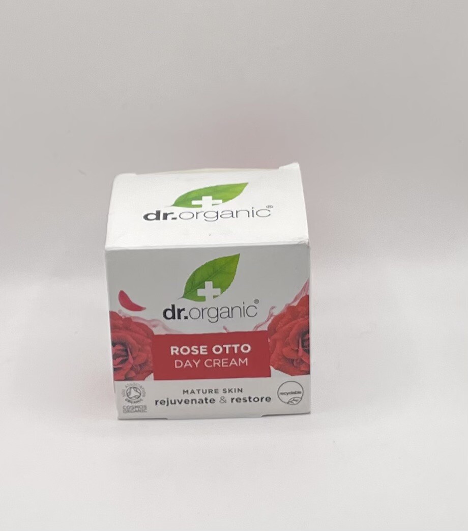 Dr Organic Rose Otto Day Cream, Moisturising, Wrinkles, Natural, 50ml New 4U - Image 2