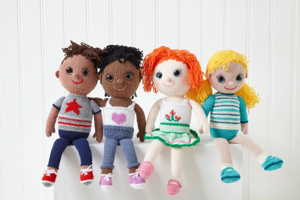 King Cole - Playtime Pals Book 1 - Knitting - Dolls - Toys - Crafts - Needlework - Image 2 of 2