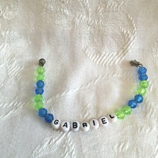 GABRIEL 5 1/2" toddler boys beaded bracelet-NEW