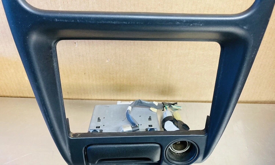 1998 - 2002 Chevy Prizm OEM Radio Bezel W/Ashtray W/12v Outlet 55405-01030 - Image 3 of 4