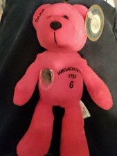 Timeless Toys Collectible Quarter Bears  6 MASSACHUSETTS