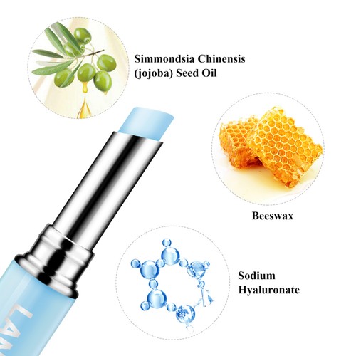 Hyaluronic Acid Lip Balm Lip Plumper Natural Extract Fade Lip Lines D6L0 - Picture 2 of 11