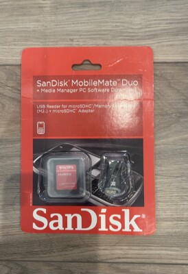 SanDisk Mobilemate Duo USB Reader for MicroSDHC/Memory Stick MicroSDHC Adapter