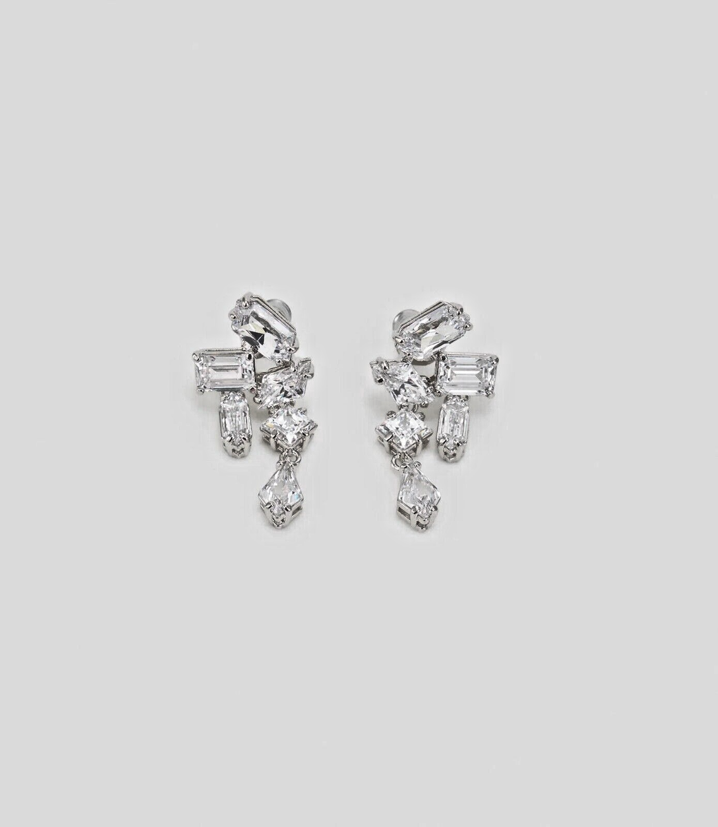 New 100% SWAROVSKI Brand 5665825 Chandelier Mesmera Earrings White