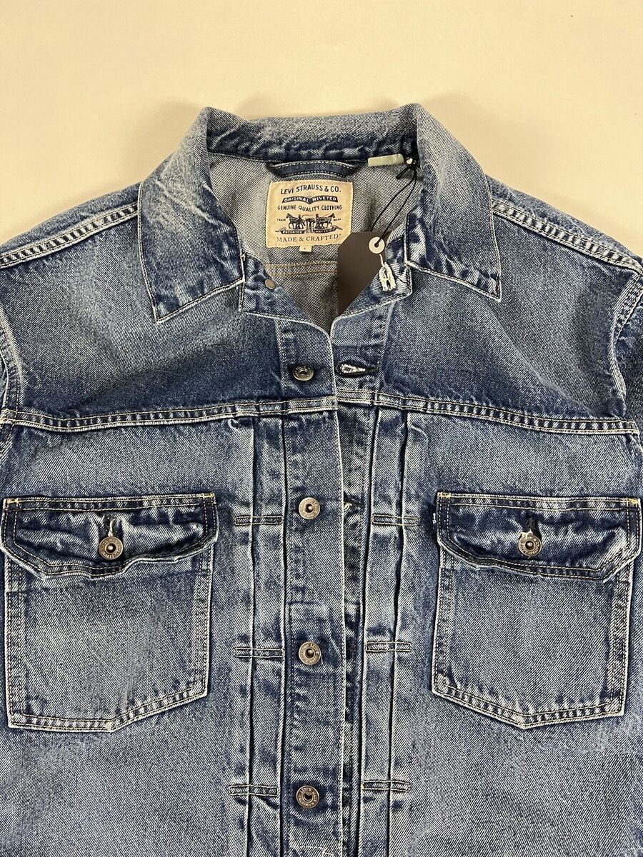 LEVIS MADE AND CRAFTED LMC OVERSIZED TYPE II TRUCKER MARLIN LEVIS MADE AND CRAFTED LMC OVERSIZED TYPE II TRUCKER MARLIN
