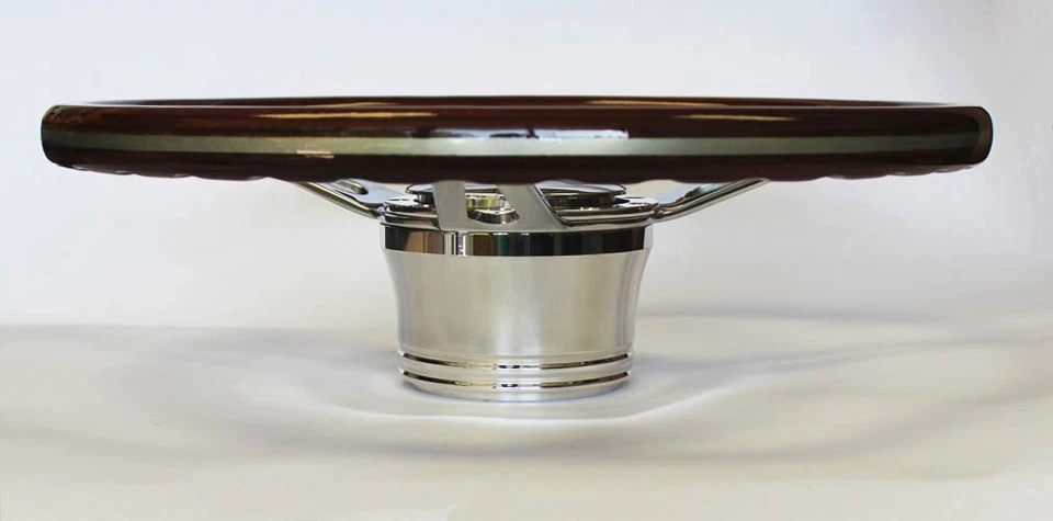 Volante madera 15" Ford Bronco F100 F150 F250 F350 camión estilo cobra 9 orificios Foto 4 de 4