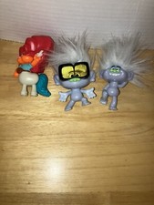 McDonald  s Trolls World Tour Happy Meal Toys Lot Of 3 2020 Loose Preowned