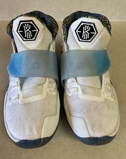 Nike Boys Kyrie 6 BQ5599-146 White Blue Basketball Shoes Sneakers Size 6Y Youth