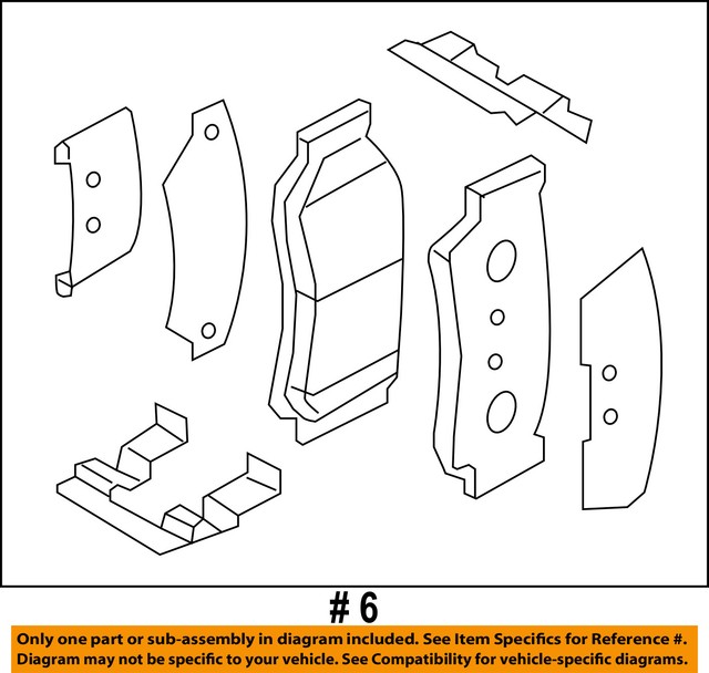 KIA OEM 1415 Sorento BrakeRear Pads 583022WA00 eBay