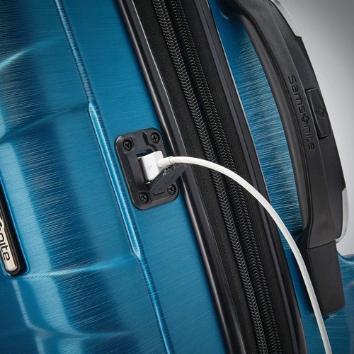 Samsonite Centric 2 Hardside 22" Carry-On Suitcase Spinner Wheels Caribbean Blue - Picture 2 of 6