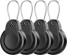 Waterproof AirTag Holder - 4 Pack Lock Case with Keychain for Apple AirTags, Air