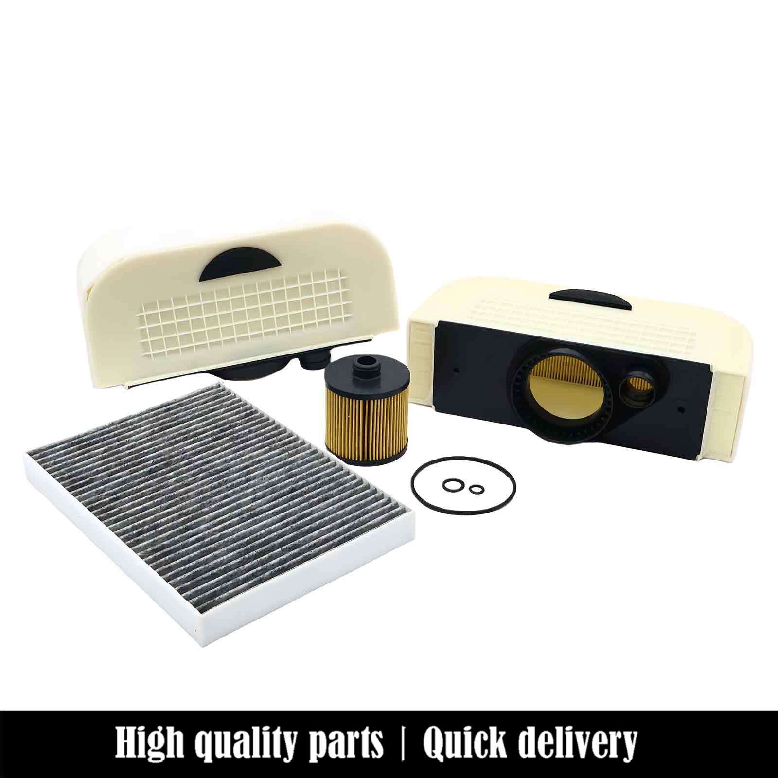 Oil Filter ＆ Air Filter & AC Filter Kit For Bentley Bentayga W12 2017-23