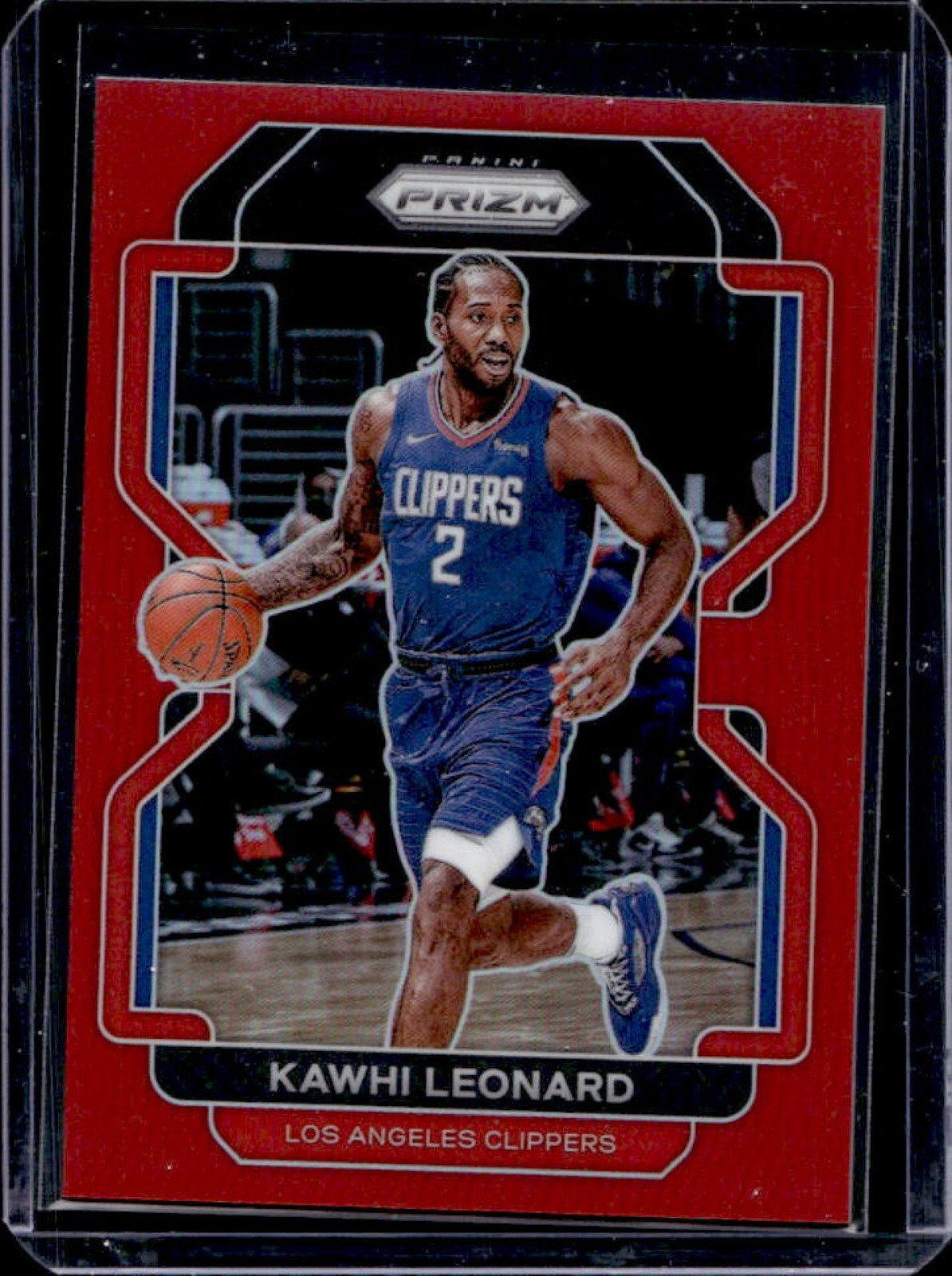 2021-22 Panini Prizm Kawhi Leonard Red #/299 Clippers