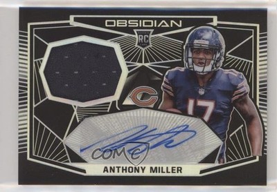 2018 Panini Obsidian Rookie Jersey 27/100 Anthony Miller #RJ-AM Auto RC s3g