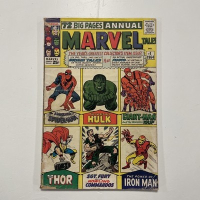Marvel Tales Annual #1 1964 GD  Reprinted Spider-man *See Description