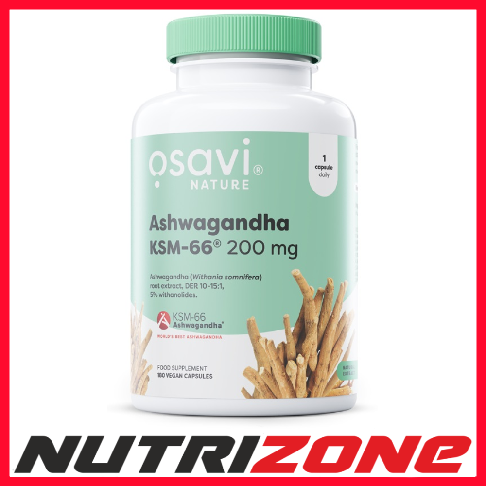 Osavi Ashwagandha KSM-66 200mg - 180 vegan caps