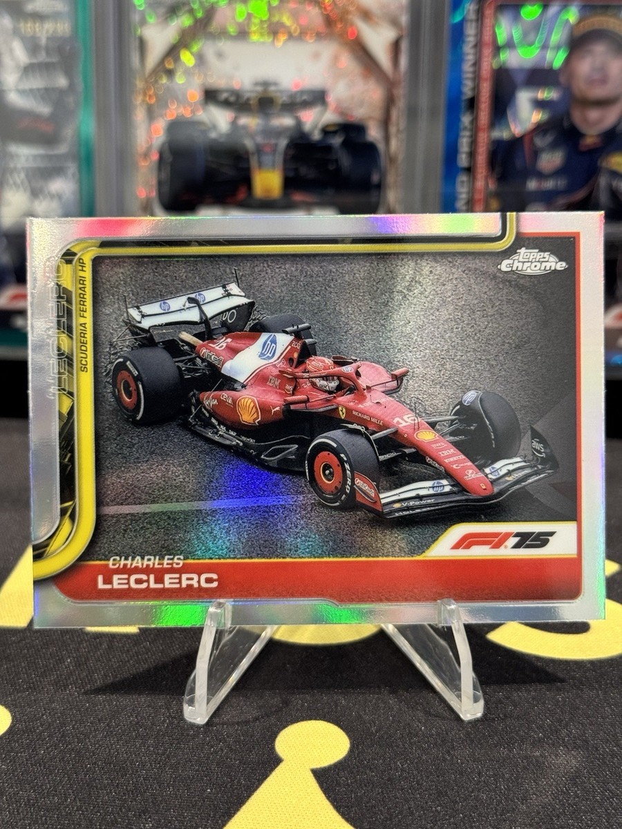 TOPPS CHARLES LECLERC シャルル・ルクレール 世界75枚限定 2025 Topps Chrome F1 Charles Leclerc Car #75 Refractor | eBay