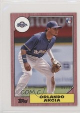 2017 Topps Mini 1987 Design Red 6/25 Orlando Arcia #87-30 ux6