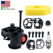 795477 Carburetor W/Gaskets for Briggs Stratton 795477 498811 795469 Primer Bulb
