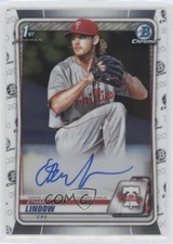 2020 Bowman Chrome Prospect Auto Ethan Lindow #CPA-EL Auto 5dx