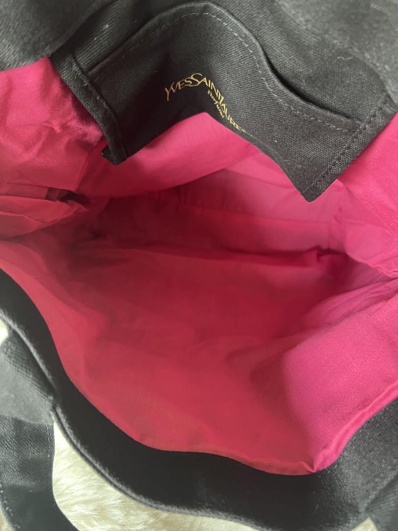 Borsa tote YSL Yves Saint Laurent nera importazione Giappone rara