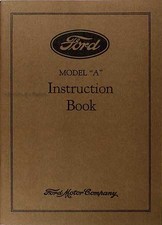 1929 Ford Model A Owners Manual Operator Instruction Guide Book Aa Truck Car
