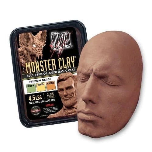 Monster Clay Brown, Melts Easily to a Pourable Consistency, Size Medium