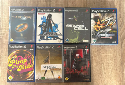 Adventure Spiele Konvolut (7x) für Sony PlayStation 2 PS2   sehr gut