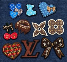 Iron-On Lux Patches Junk Bags Blazers Ties 10 pk