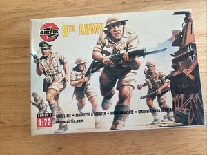 Airfix 01709 Scale 1/72 WWII British 8th Army Model Figures New In Box