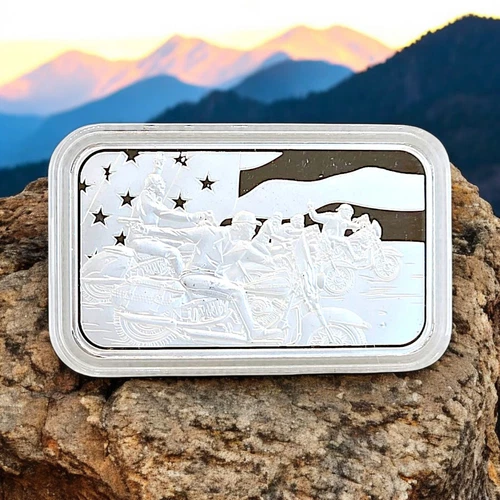 The Poured Corner 'Poured Anarchy' 1 oz Proof .999 Silver Bar + COA #042/150