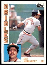 1984 Topps Leo Hernandez Rookie . Baltimore Orioles #71