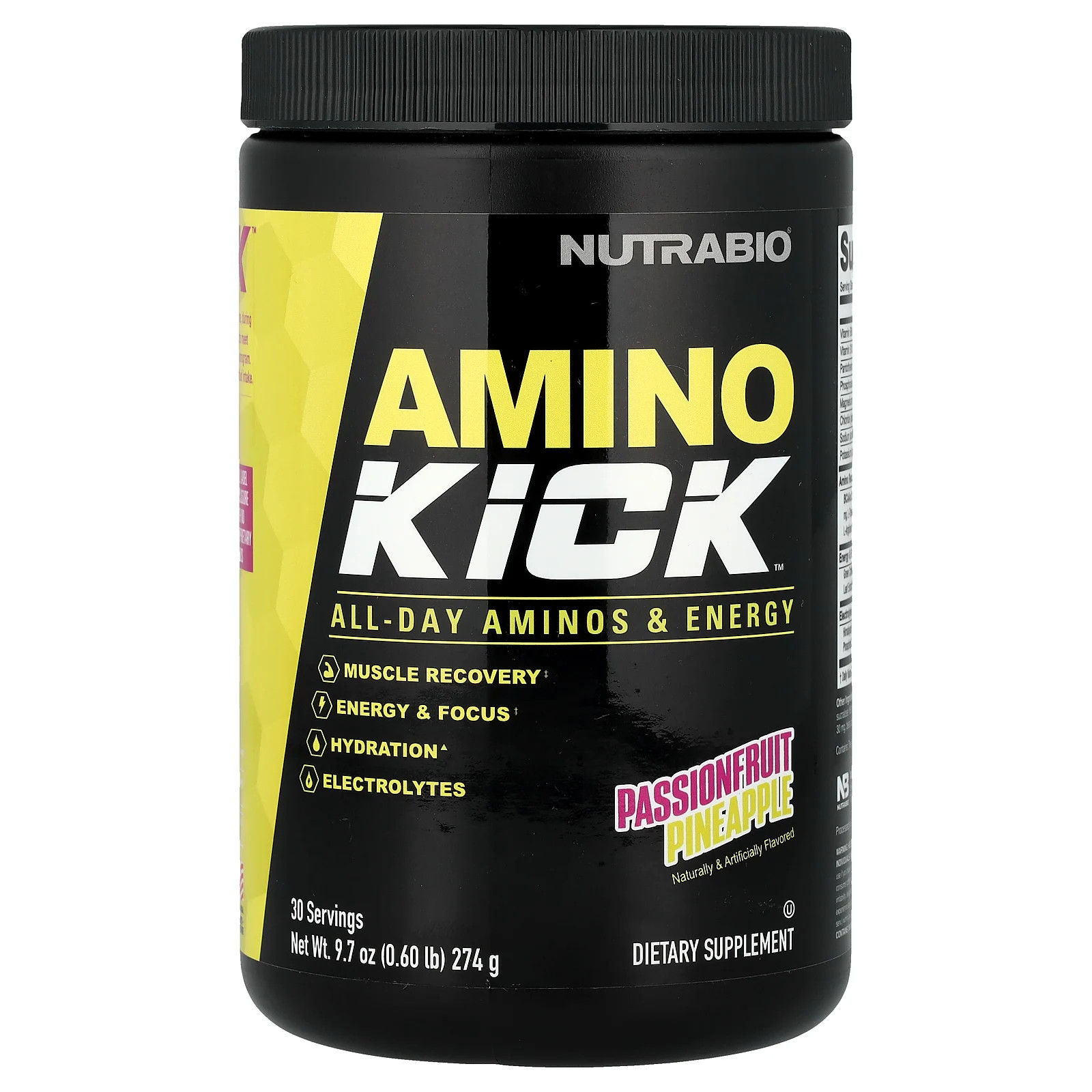Amino Kick ананас с маракуйей 97 унции 274 г 4490₽