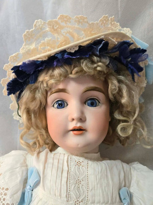 29'' Antique Kestner 164 M 15¾ German Bisque Head Doll Sleep Eyes. READ
