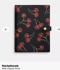 Coach Cherry Print Notebook