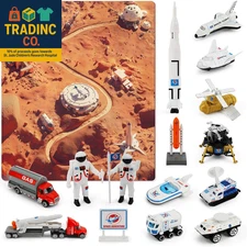 Space Toy for Kids 3-5, Spaceship Astronaut Toys, Rocket Ship Set, Space Explora