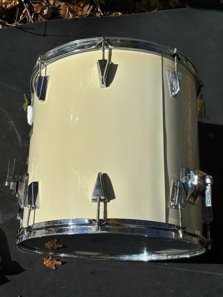 Vintage TAMA Granstar Branco 16” Floor Tom Drum - Imagem 4 de 4