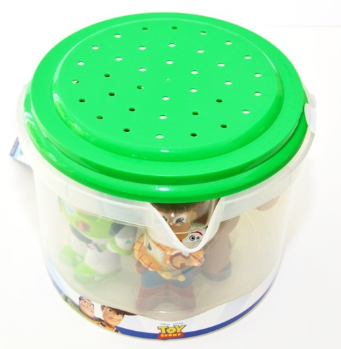 Disney Pixar Toy Story Squeeze Toys Bath Set, Disneyland Paris Original - Picture 4 of 4