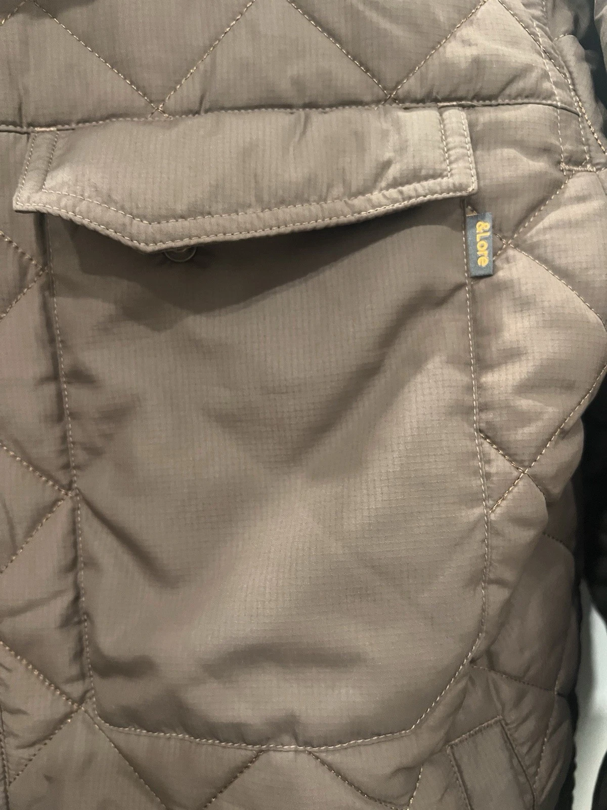 & Lore by Tahoe River brown /aztec Reversible Jacket size men’s small image 3