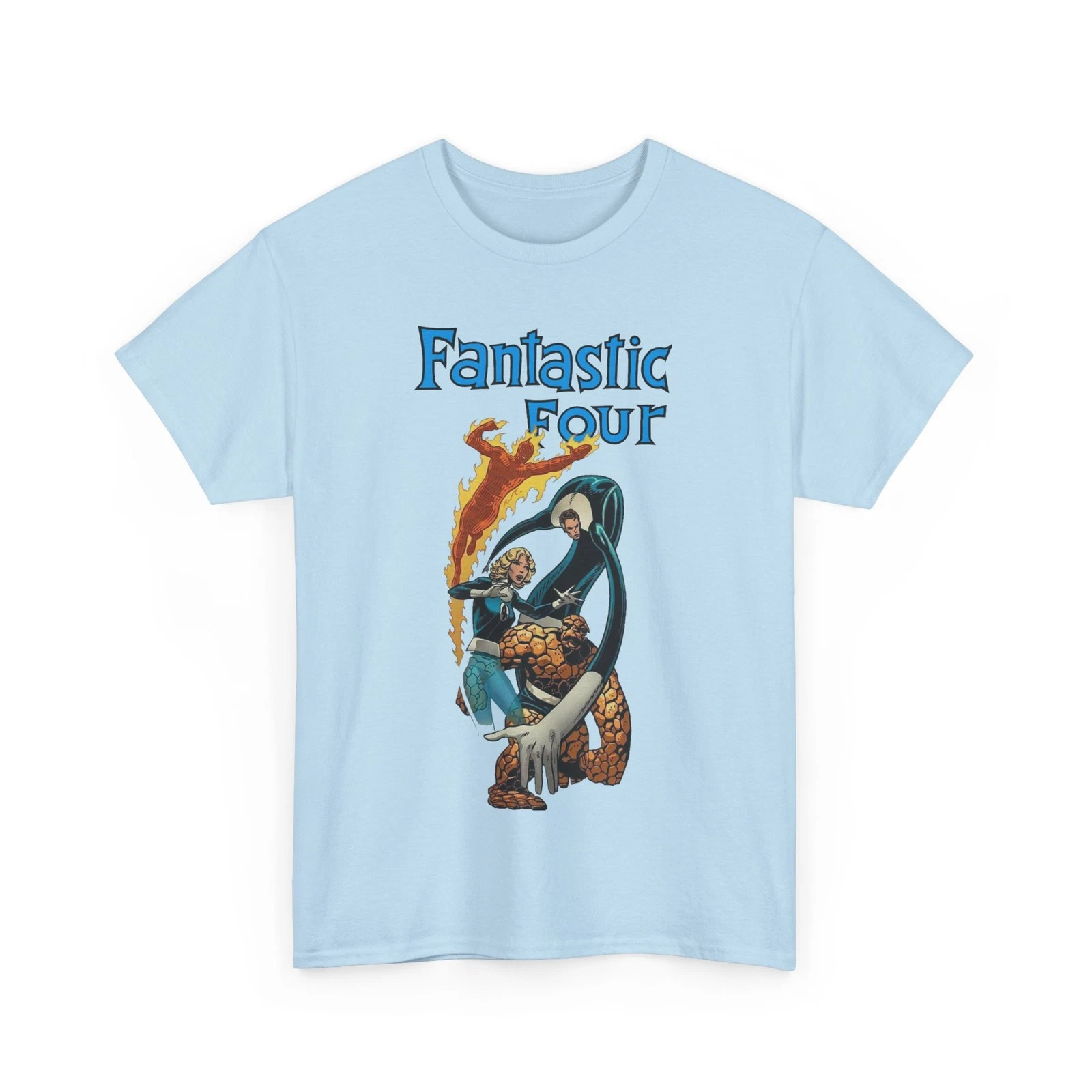 Fantastic Four T-Shirt - John Byrne Art - Thing, Reed Richards - Marvel Comics