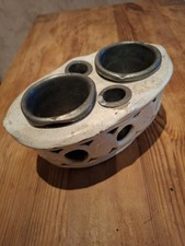 Vinaigrier ancien CLAUDE en grès émaillé – Cuisine ancienne – XIXe / début XXe