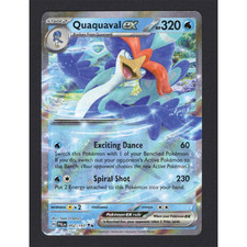Quaquaval EX - 52/193 - Paldea Evolved - Holo - Double Rare - Pokémon TCG - NM