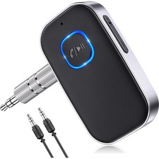 Bluetooth Receiver for Car, Noise Cancelling 3.5mm AUX Bluetooth Car Adapter,...