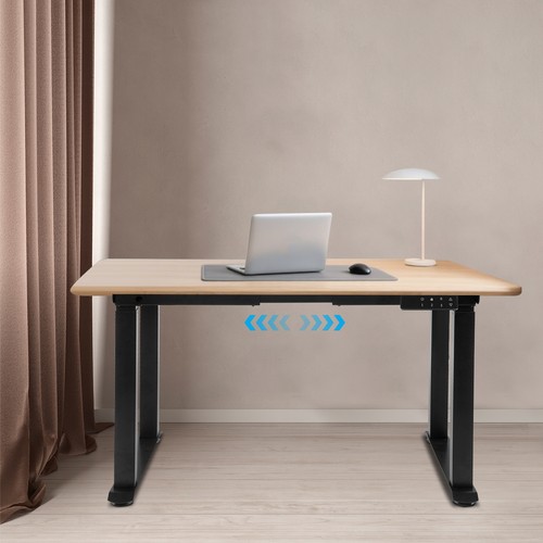 4-Leg Standing Desk Frame Desk Frame Dual Motor Adjustable Desk Rack ...