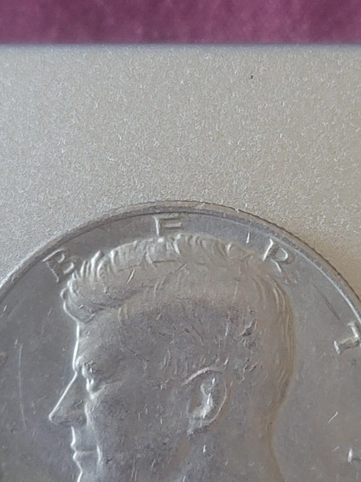 1978 D Kennedy Half Dollar Error Coin "No FG" Initials, A ONE OF A KIND COIN  - Image 4 of 4