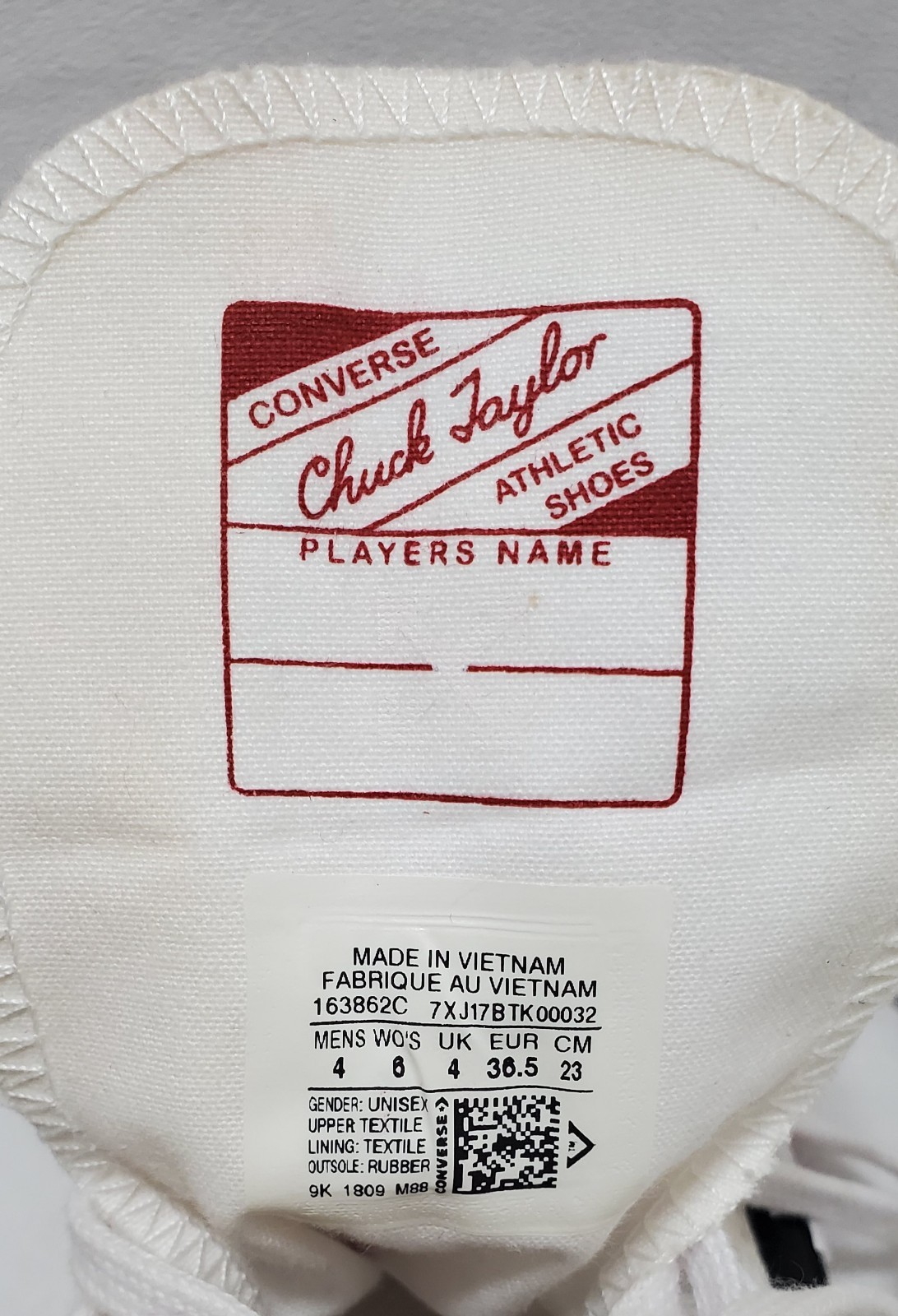 NWOB Converse (163862C) Chuck 70 Off-White Unisex Sneakers WMN Size 6 MNS Size 4 thumbnail 11